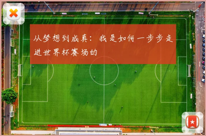 从梦想到成真:我是如何一步步走进世界杯赛场的